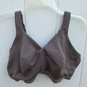SOMA EMBRACEABLE Wireless Unlined Full Coverage Bra Sz 36G Gray